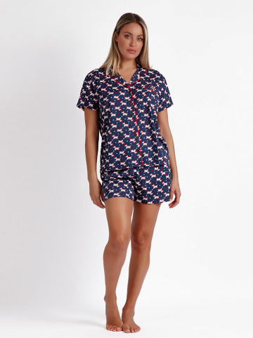 admas Pyjama donkerblauw