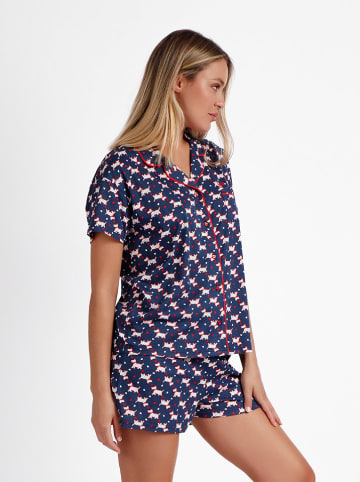 admas Pyjama donkerblauw