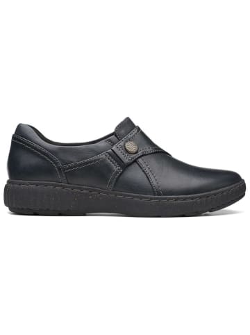Clarks Leder-Slipper "Caroline Pearl" in Schwarz
