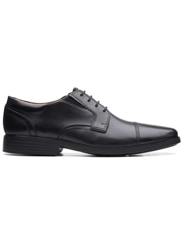 Clarks Leder-Schnürschuhe "Clarkslite Cap" in Schwarz