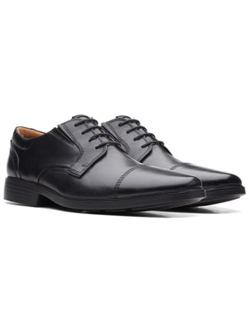 Clarks Skórzane trzewiki "Clarkslite Cap" w kolorze czarnym