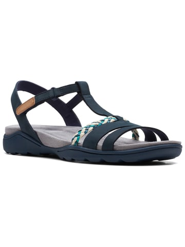 Clarks Leren sandalen "Amanda Tealite" donkerblauw