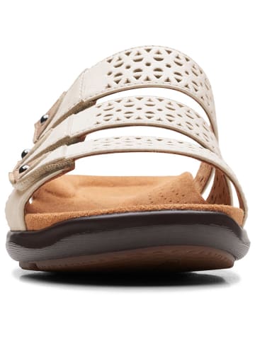 Clarks Leren slippers "Kitly Walk" wit