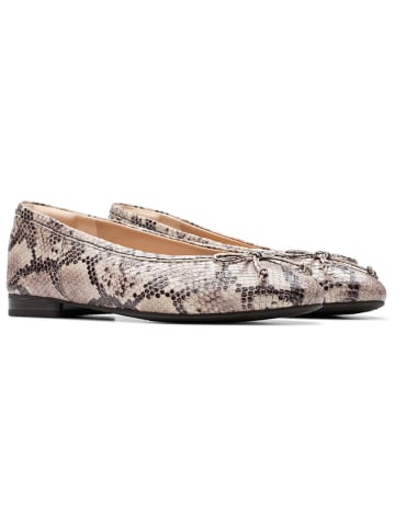 Clarks Leren ballerina's "Fawna" beige/bruin