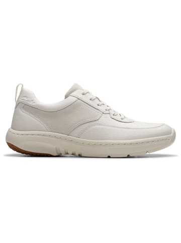 Clarks Leder-Sneakers "Pro Lace" in Weiß