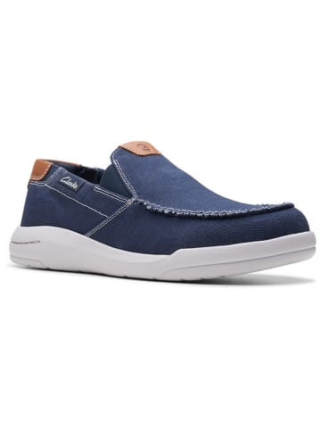 Clarks Instappers "Driftlite Step" donkerblauw