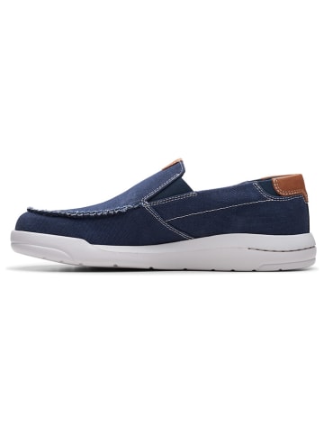 Clarks Instappers "Driftlite Step" donkerblauw