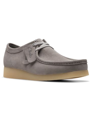 Clarks Skórzane trzewiki "WallabeeEVO" w kolorze szarym