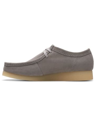Clarks Skórzane trzewiki "WallabeeEVO" w kolorze szarym