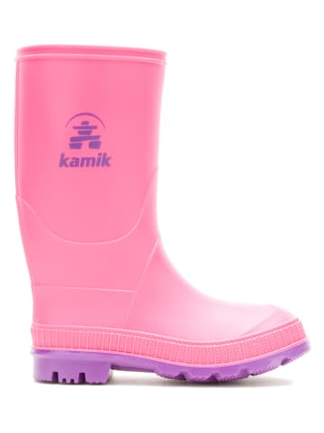 Kamik Kalosze "Stomp" w kolorze różowym
