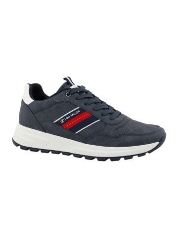 Tom Tailor Sneakers in Dunkelblau/ Weiß/ Rot