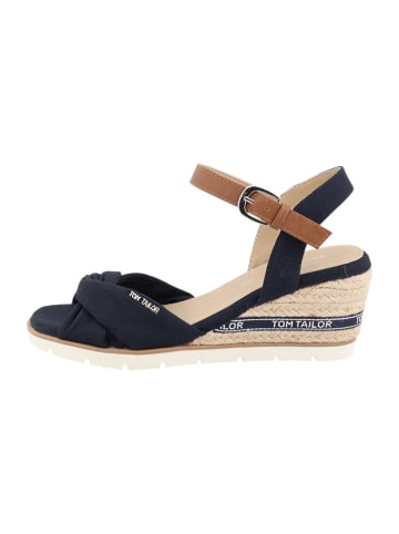 Tom Tailor Sleehaksandalen donkerblauw
