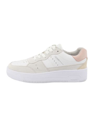Tom Tailor Sneakersy w kolorze biało-beżowo-jasnoróżowym