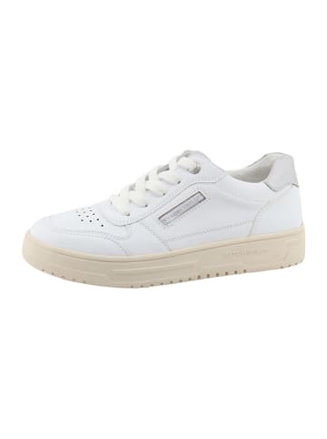 Tom Tailor Sneakers in Weiß/ Beige