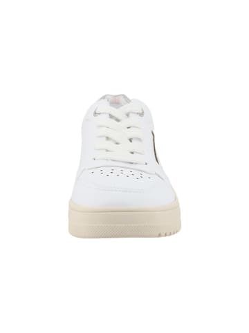 Tom Tailor Sneakers in Weiß/ Beige