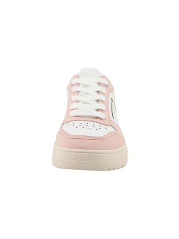 Tom Tailor Sneakers in Weiß/ Rosa/ Beige