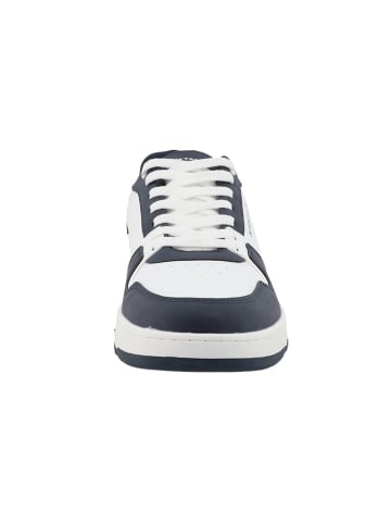Tom Tailor Sneakers wit/donkerblauw