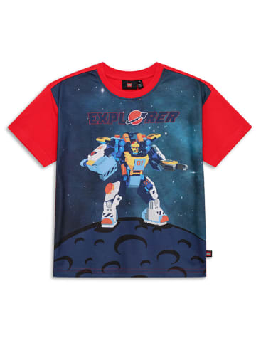 LEGO Shirt in Rot/ Dunkelblau