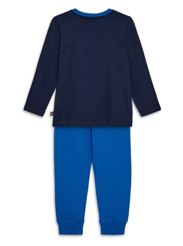 LEGO Pyjama in Dunkelblau/ Blau