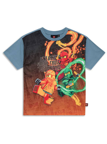 LEGO Shirt in Blau/ Orange