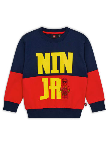 LEGO Sweatshirt in Rot/ Dunkelblau