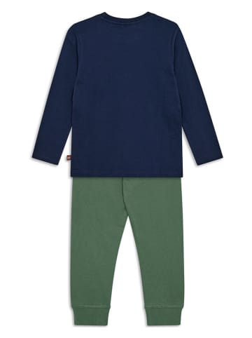LEGO Pyjama in Grün/ Dunkelblau