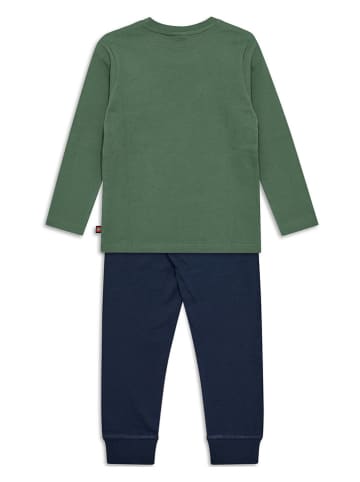 LEGO Pyjama in Grün/ Dunkelblau