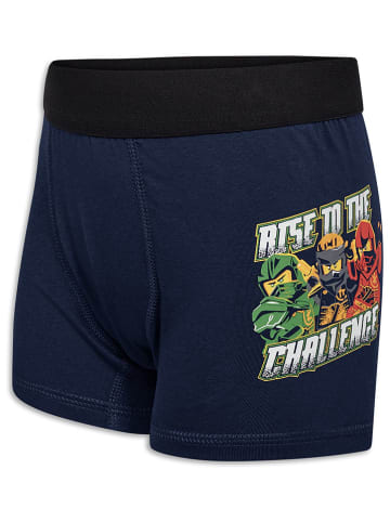 LEGO 3-delige set: boxershorts donkerblauw/blauw/groen