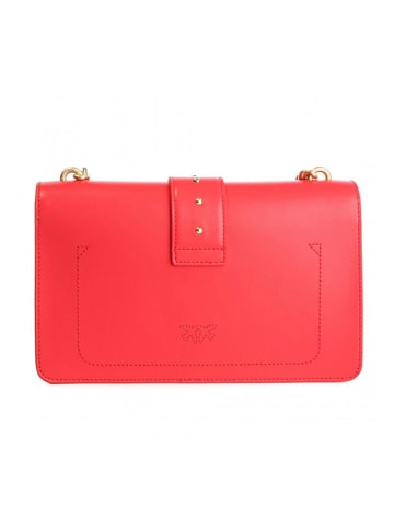 Pinko Leder-Umhängetasche in Rot - (B)27 x (H)16,5 x (T)7,5 cm