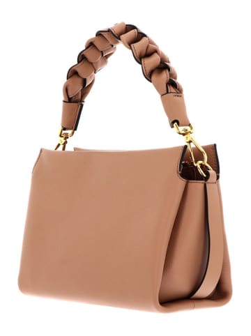 COCCINELLE Leren handtas lichtbruin - (B)23 x (H)18 x (D)10 cm