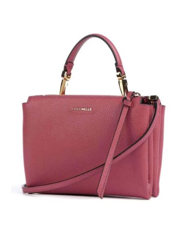 COCCINELLE Leren handtas bordeaux - (B)19 x (H)15 x (D)8 cm