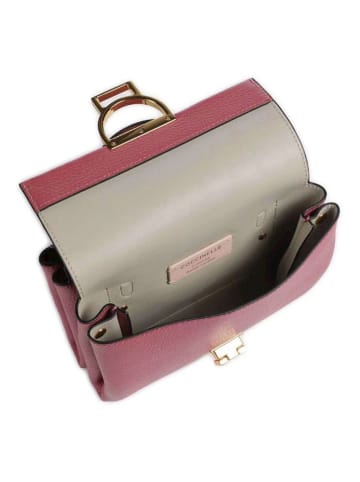 COCCINELLE Leren handtas bordeaux - (B)19 x (H)15 x (D)8 cm