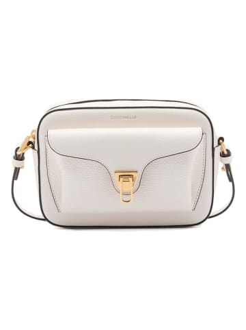 COCCINELLE Leder-Umhängetasche in Weiß - (B)26 x (H)20 x (T)8,5 cm