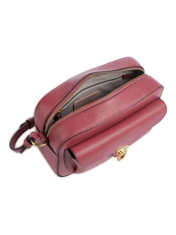 COCCINELLE Leder-Umhängetasche in Beere - (B)26 x (H)20 x (T)8,5 cm