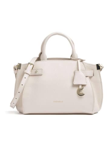 COCCINELLE Leder-Henkeltasche in Creme - (B)32 x (H)24 x (T)13 cm