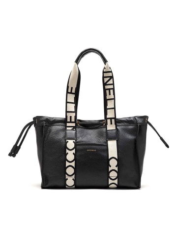 COCCINELLE Leren schoudertas zwart - (B)35 x (H)25 x (D)15 cm