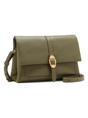 COCCINELLE Skórzana torebka w kolorze khaki - 24 x 17 x 10 cm