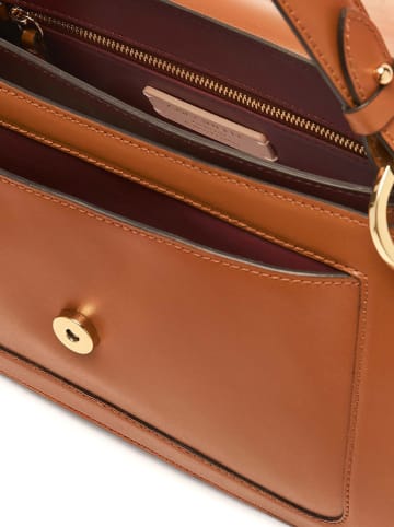 COCCINELLE Leren handtas camel - (B)24 x (H)16 x (D)9 cm