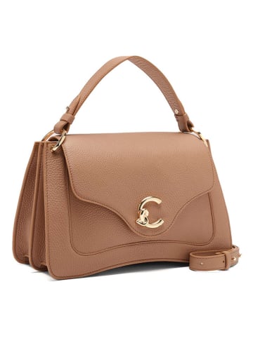 COCCINELLE Leren handtas lichtbruin - (B)30 x (H)18 x (D)10 cm