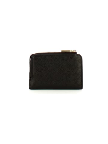 COCCINELLE Leder-Geldbörse in Schwarz - (B)13 x (H)8,5 x (T)4 cm