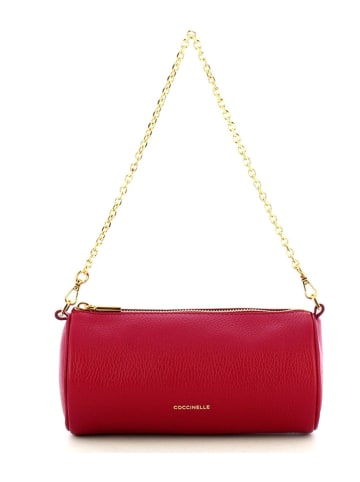 COCCINELLE Leren schoudertas rood - (B)21 x (H)11 x (D)9 cm