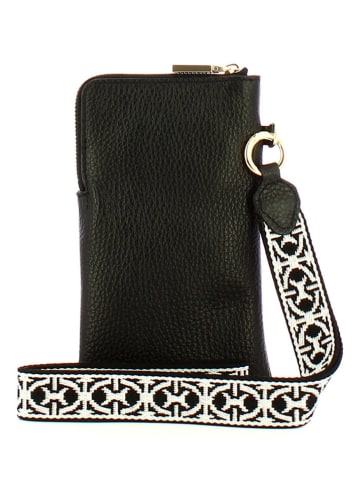 COCCINELLE Leren smartphonetas zwart - (B)10 x (H)18 x (D)2 cm