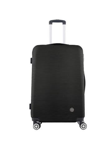 Geographical Norway 3-delige hardcase-trolleyset "Solomun" zwart