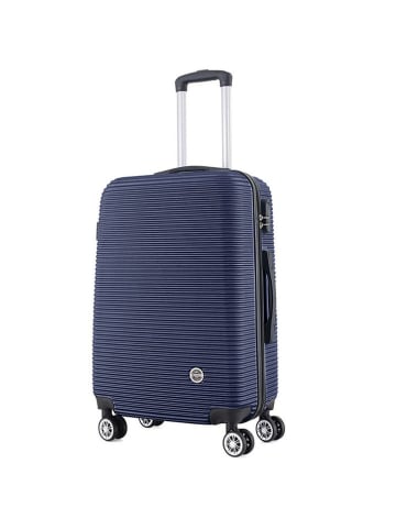 Geographical Norway 3tlg. Hardcase-Trolleyset "Solomun" in Dunkelblau