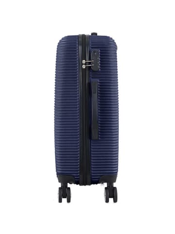 Geographical Norway 3tlg. Hardcase-Trolleyset "Solomun" in Dunkelblau