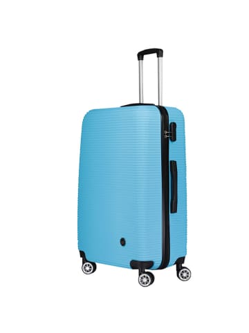 Geographical Norway 3tlg. Hardcase-Trolleyset "Solomun" in Hellblau