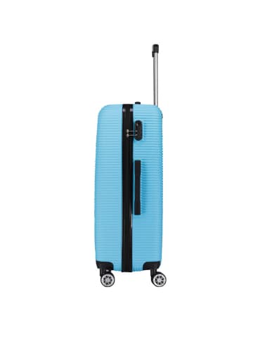 Geographical Norway 3tlg. Hardcase-Trolleyset "Solomun" in Hellblau