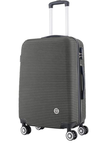Geographical Norway 3tlg. Hardcase-Trolleyset "Solomun" in Anthrazit