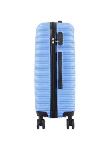 Geographical Norway 3-delige hardcase-trolleyset "Solomun" lichtblauw