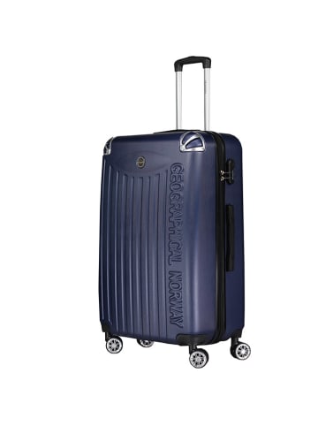 Geographical Norway 3tlg. Hardcase-Trolleyset "Softless" in Dunkelblau